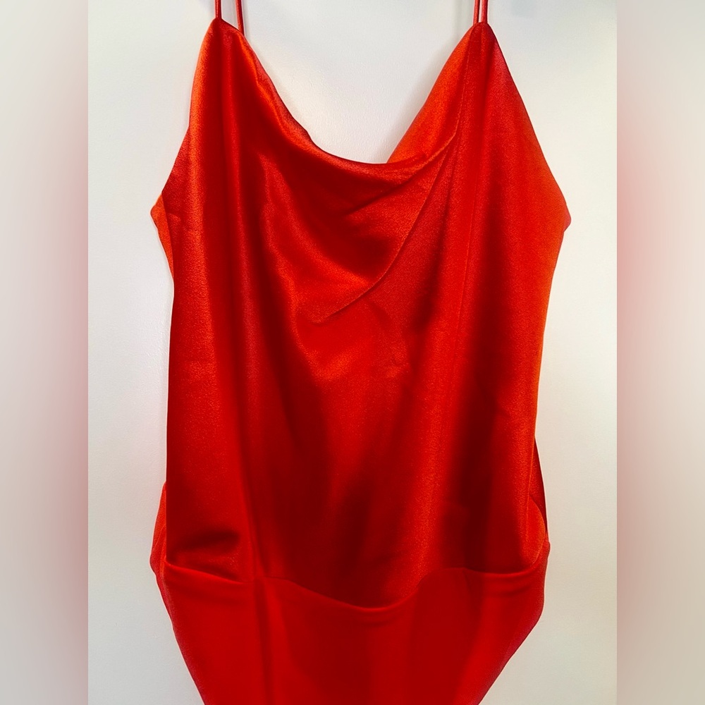 Red Alice + Olivia bodysuit